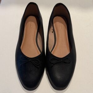Old Navy Black Bow Flats